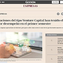 Operaciones del tipo Venture Capital han tenido el menor desempeo en el primer semestre